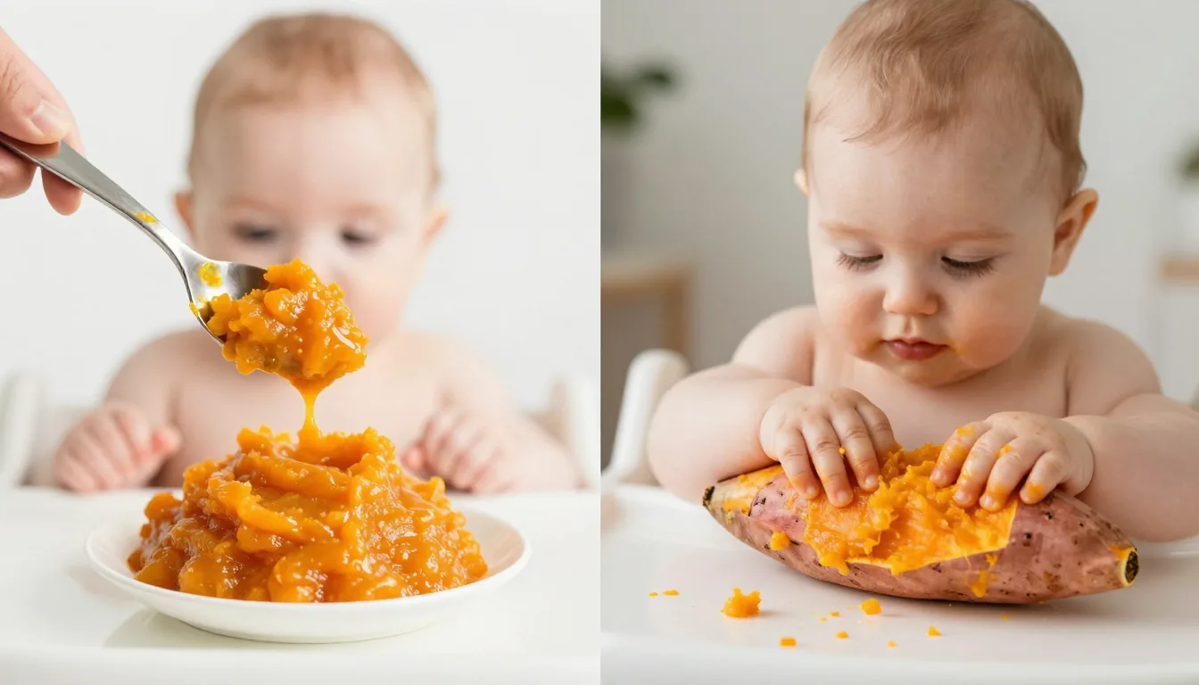 baby-led weaning vs purees — illustration 1