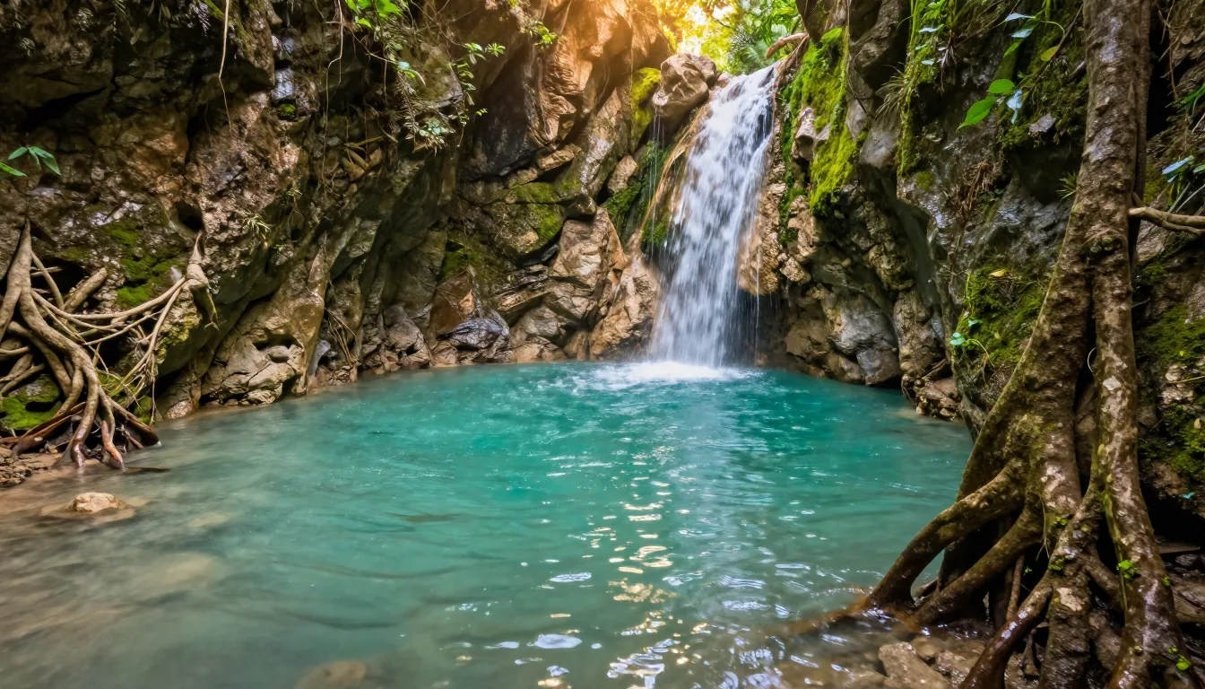 hidden waterfalls Costa Rica — illustration 1