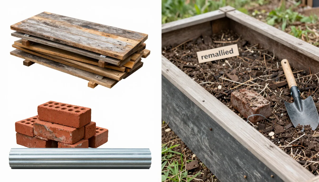 reclaimed raised bed — illustration 1