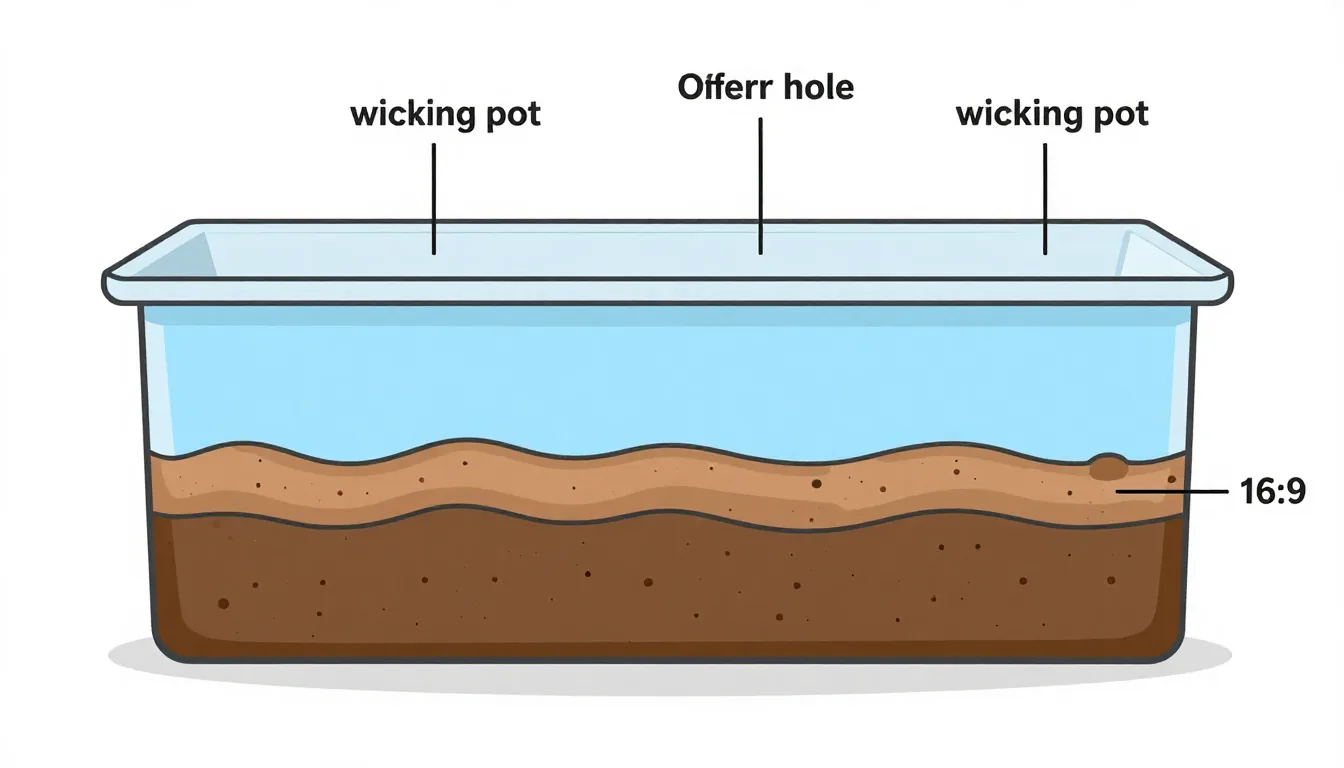 self-watering container garden — illustration 1