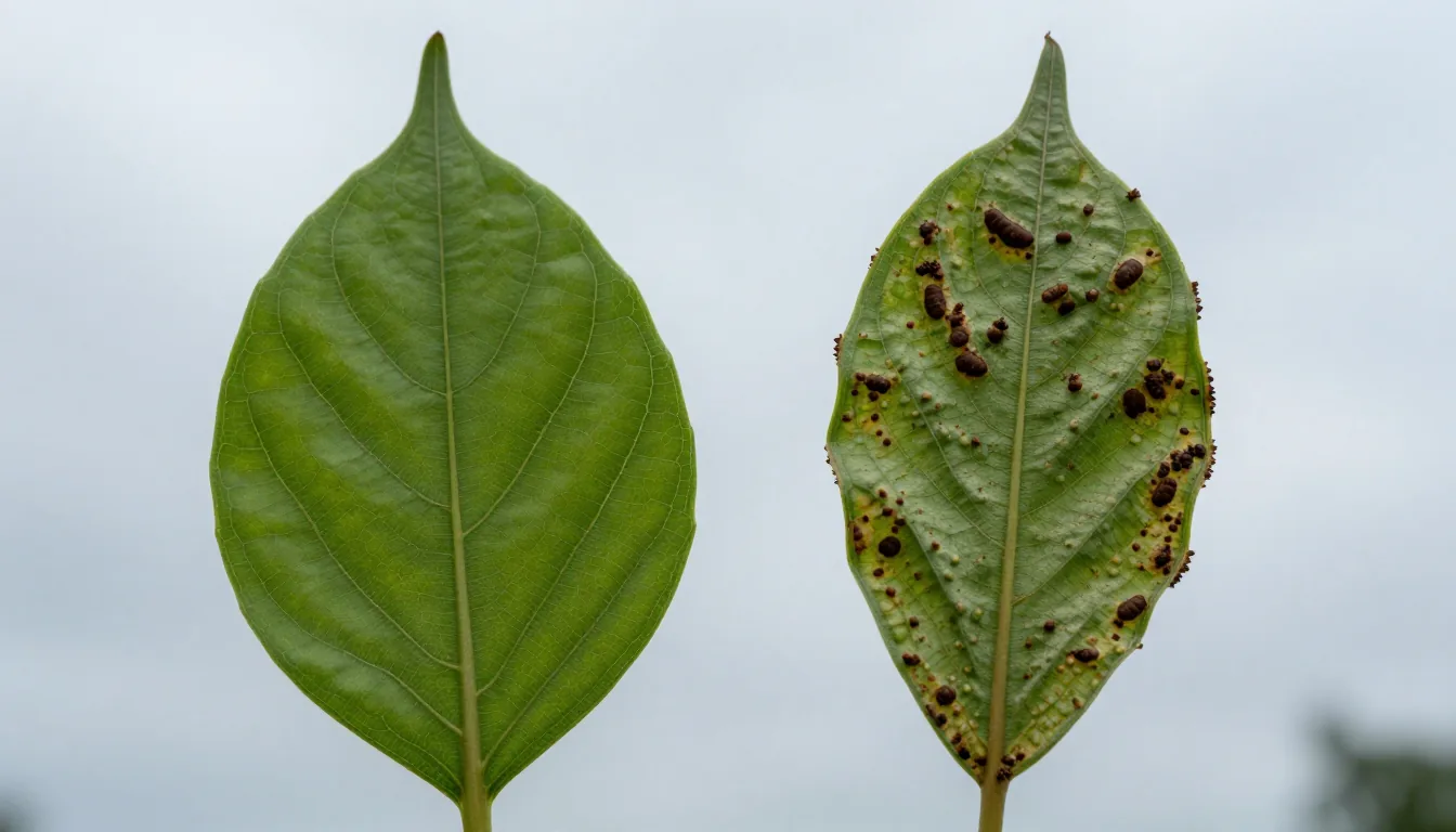 leaf discoloration guide — illustration 1