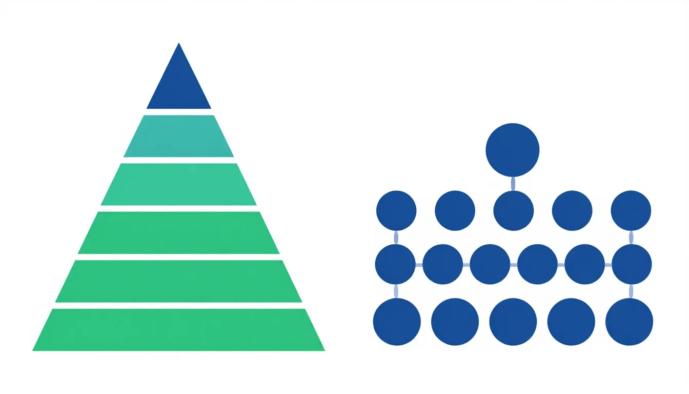 flat organizational structure — illustration 1