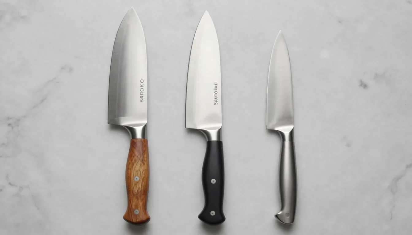 kitchen knife selection — illustration 1