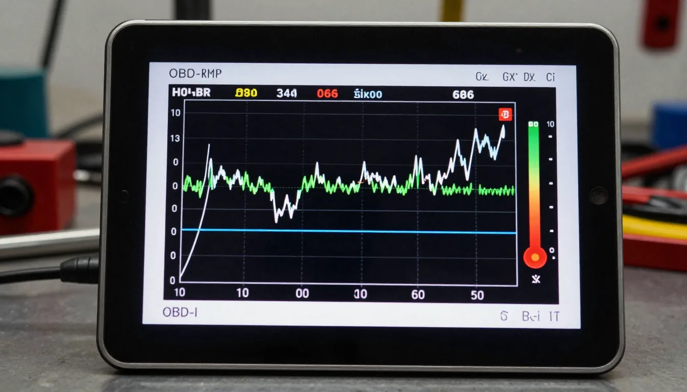 OBD-II code reading — illustration 1
