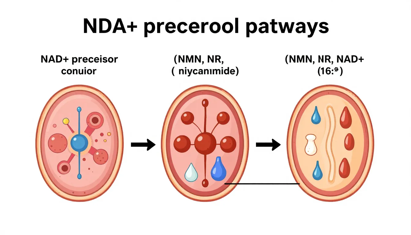 NAD+ precursors comparison — illustration 1
