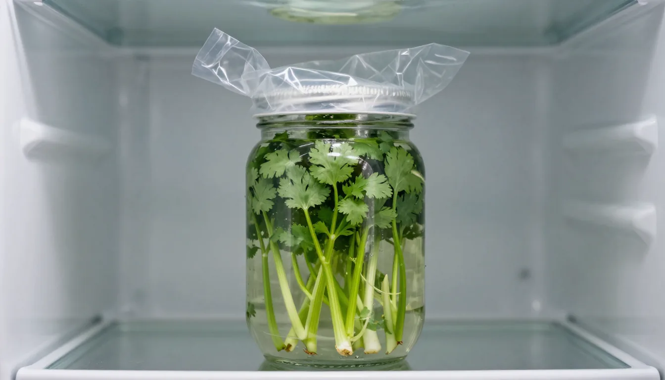 storing fresh herbs — illustration 1