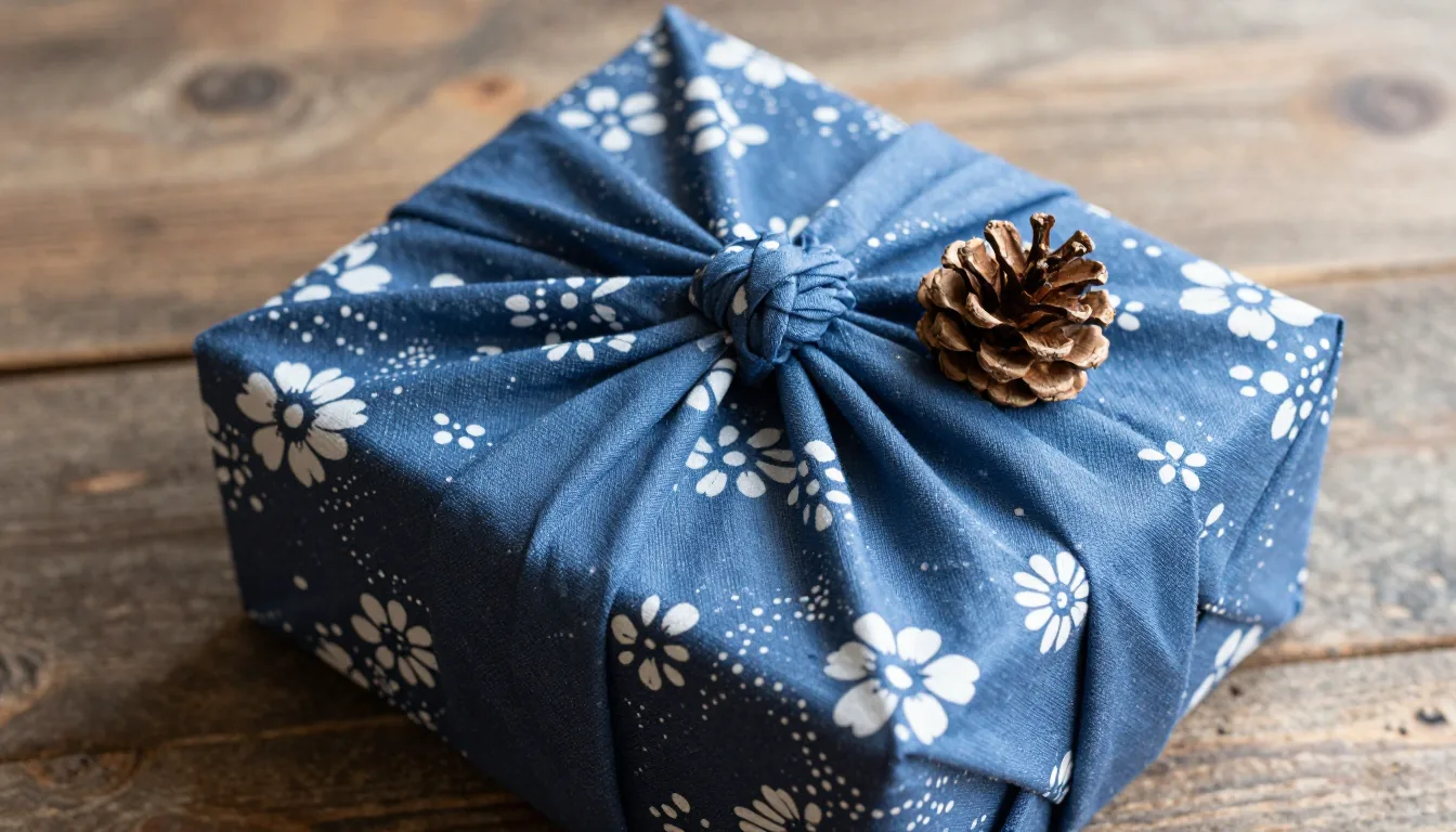 sustainable gift wrapping — illustration 1
