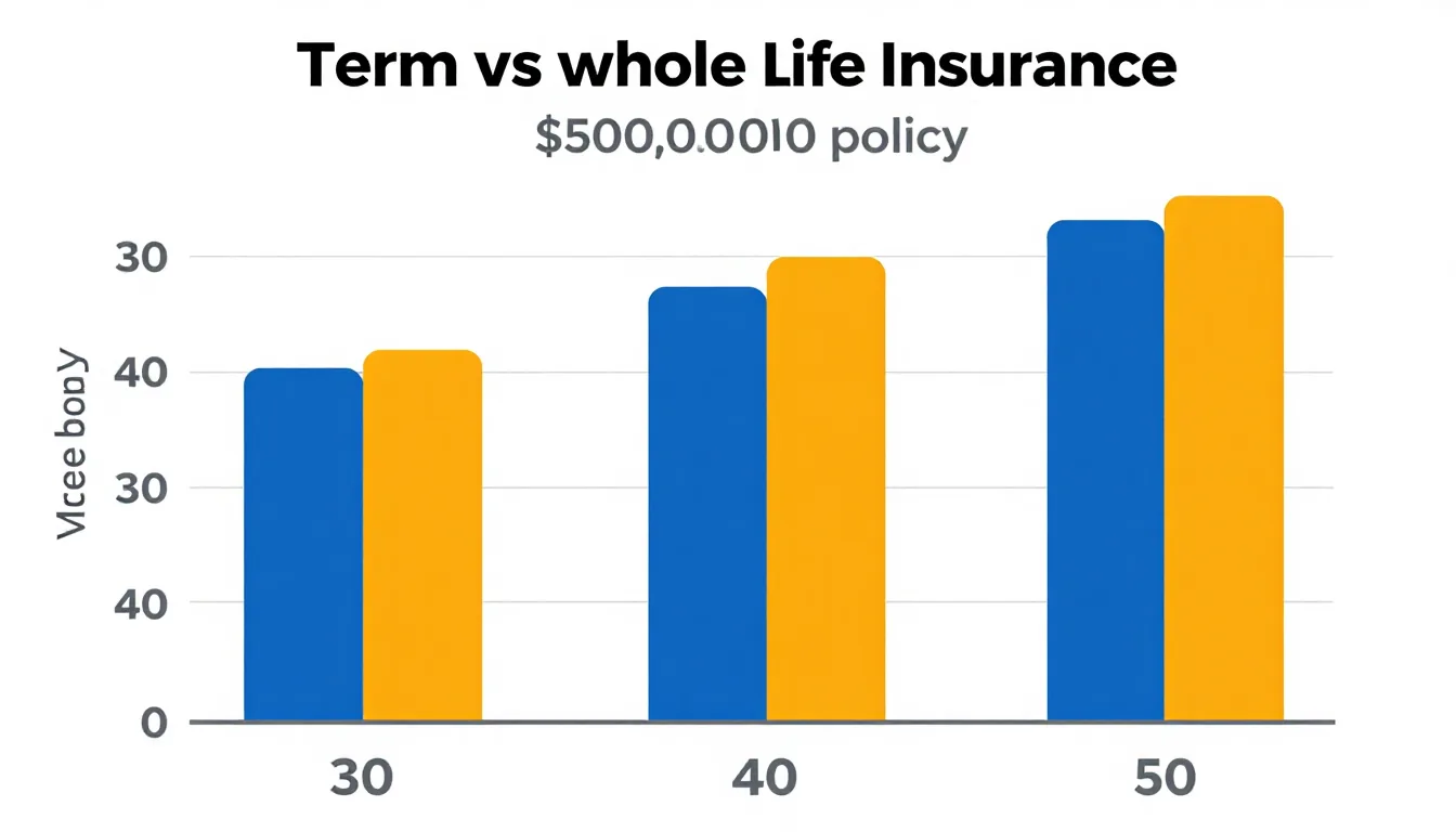 term vs whole life — illustration 1