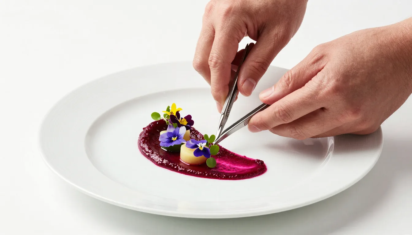 food plating techniques — illustration 1