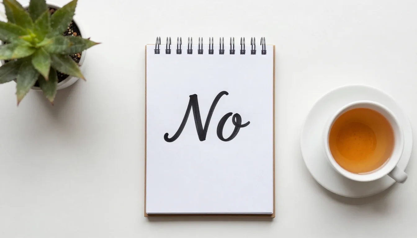 art of saying no — illustration 1