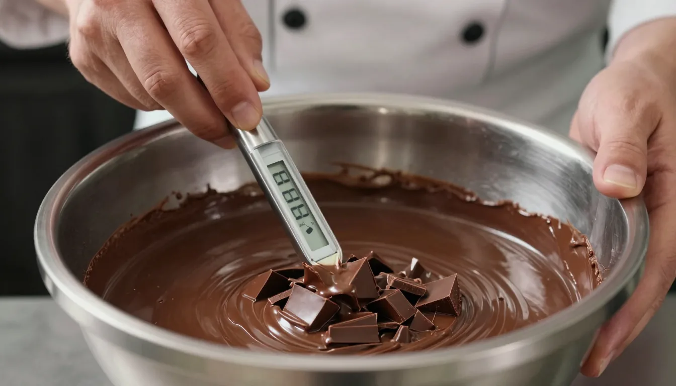 tempering chocolate technique — illustration 1