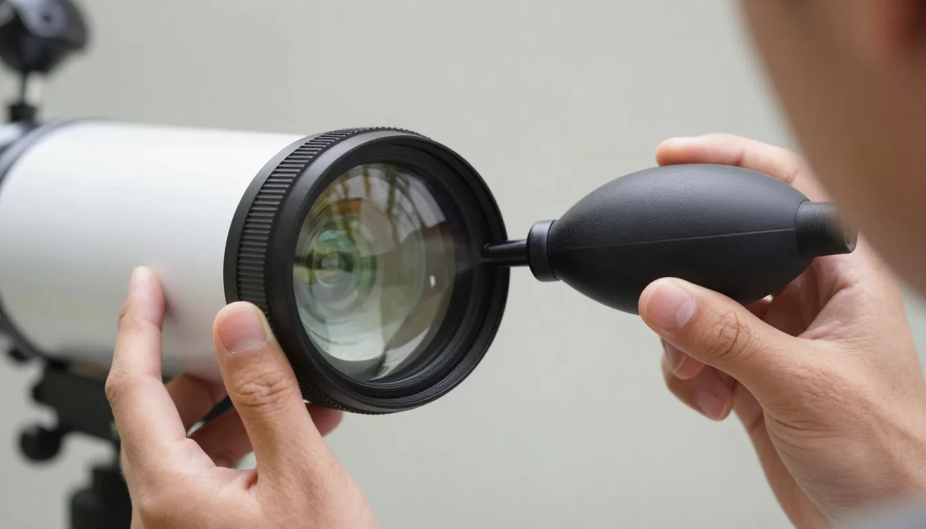 clean telescope lenses without damaging — illustration 1