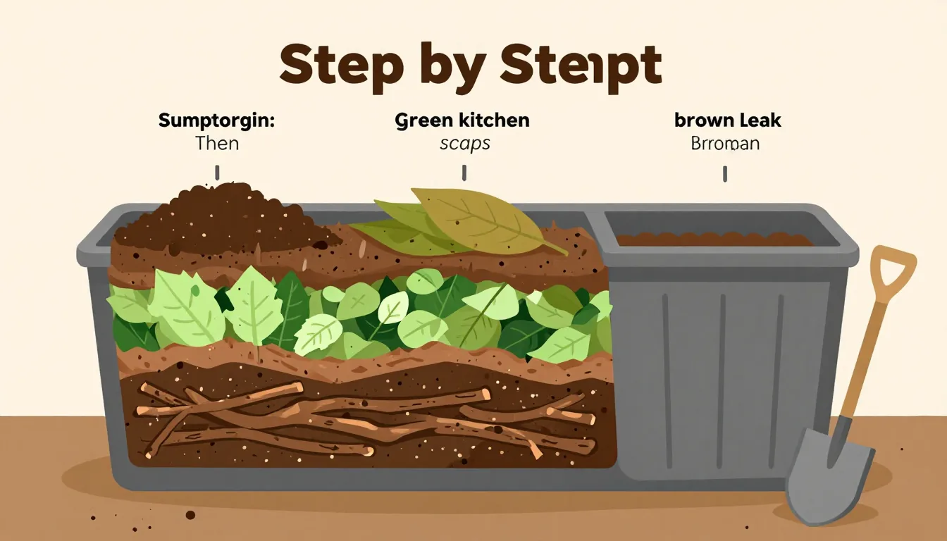 composting kitchen scraps — illustration 1