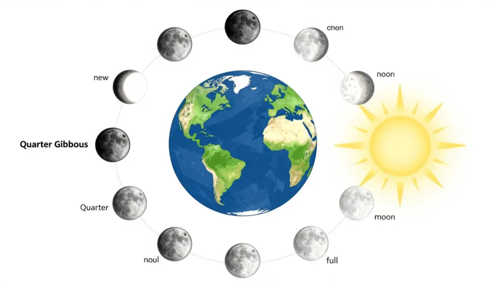 Why Does the Moon Have Phases? A Visual Diagram for Everyone