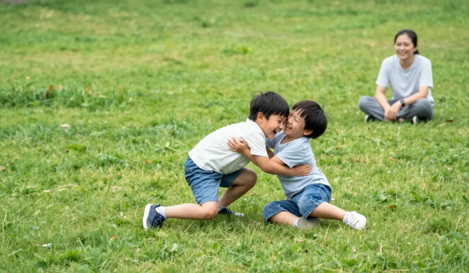 Why Your Child Needs Rough and Tumble Play (and Yes, It’s Safe) Why Your Child Needs Rough and Tumble Play (and Yes, It’s Safe)